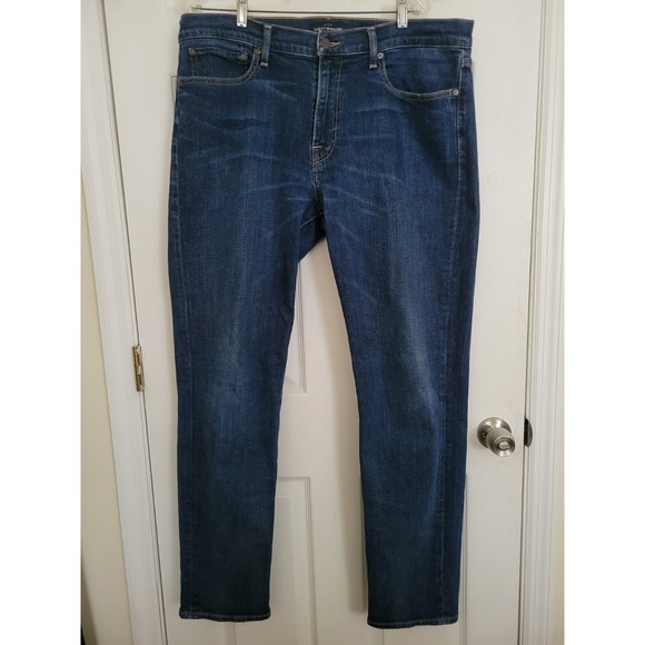Lucky Brand Men Blue Faded Stretch 121 Slim Fit Jeans Denim Pants 38x34 - Picture 1 of 6